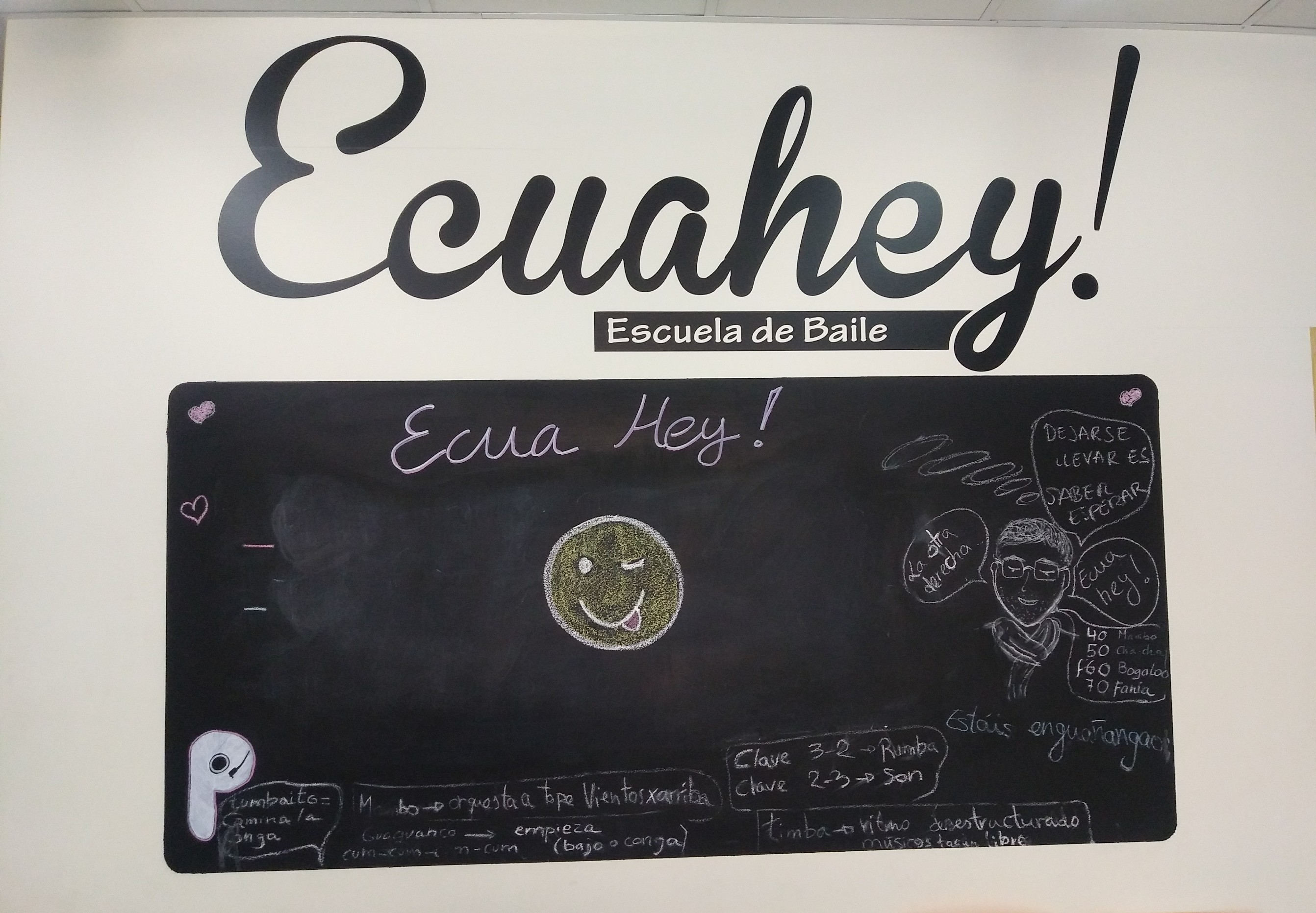 Preparando la vuelta Ecuahey! Escuela de Baile