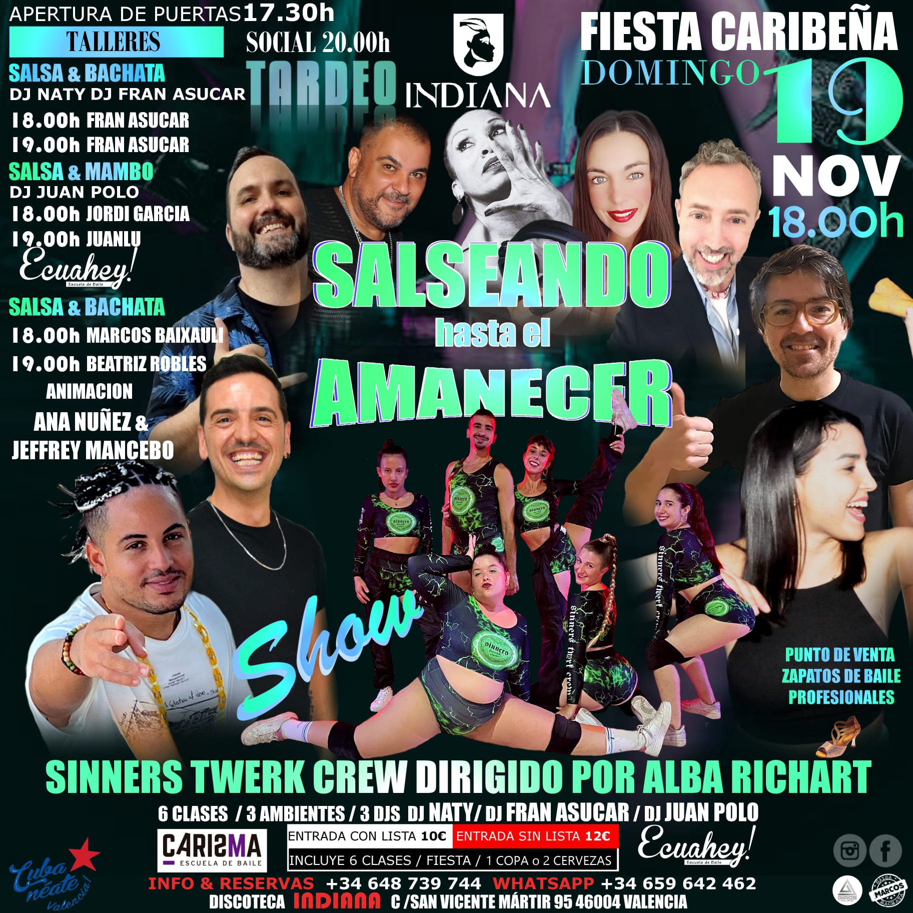 Taller de Salsa en SALSEANDO HASTA EL AMANECER