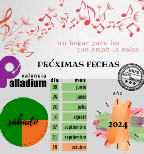 PRÓXIMAS FIESTAS PALLADIUM VALENCIA 2024