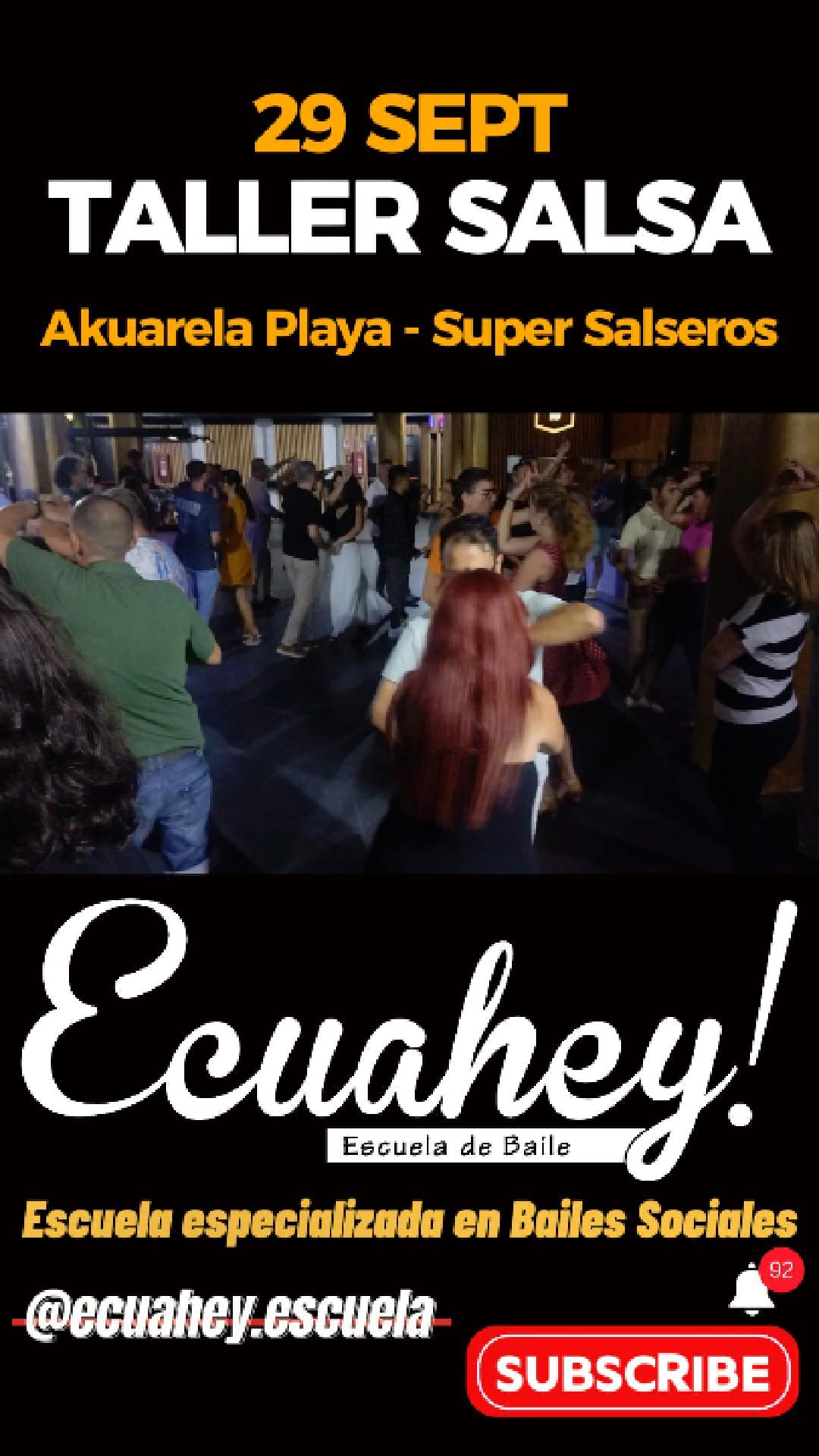 Taller de Salsa 29 septiembre 2024 Super Salseros