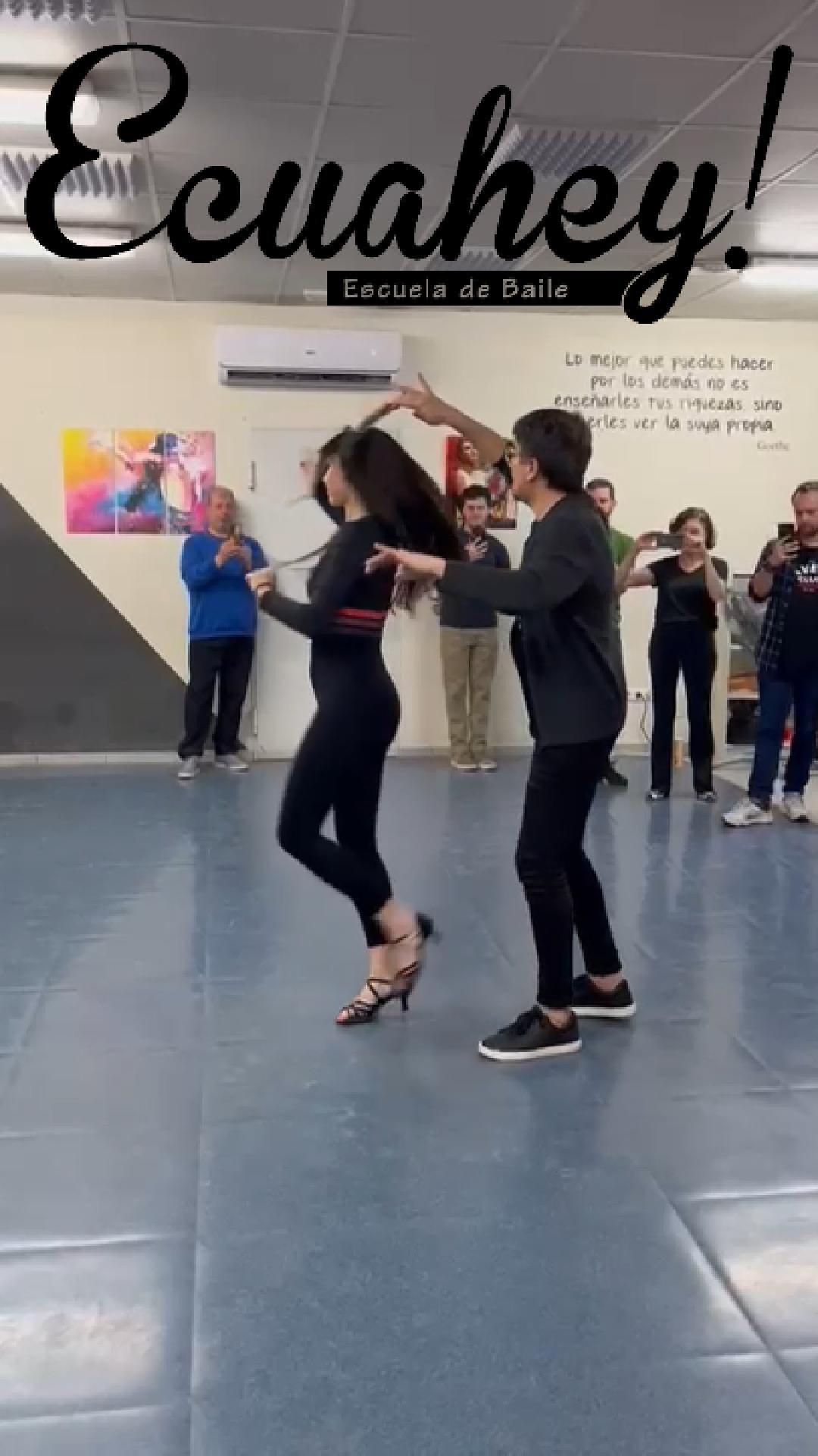 Video de clase salsa Juanlu y Cuca parte2