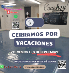 CERRAMOS POR VACACIONES!