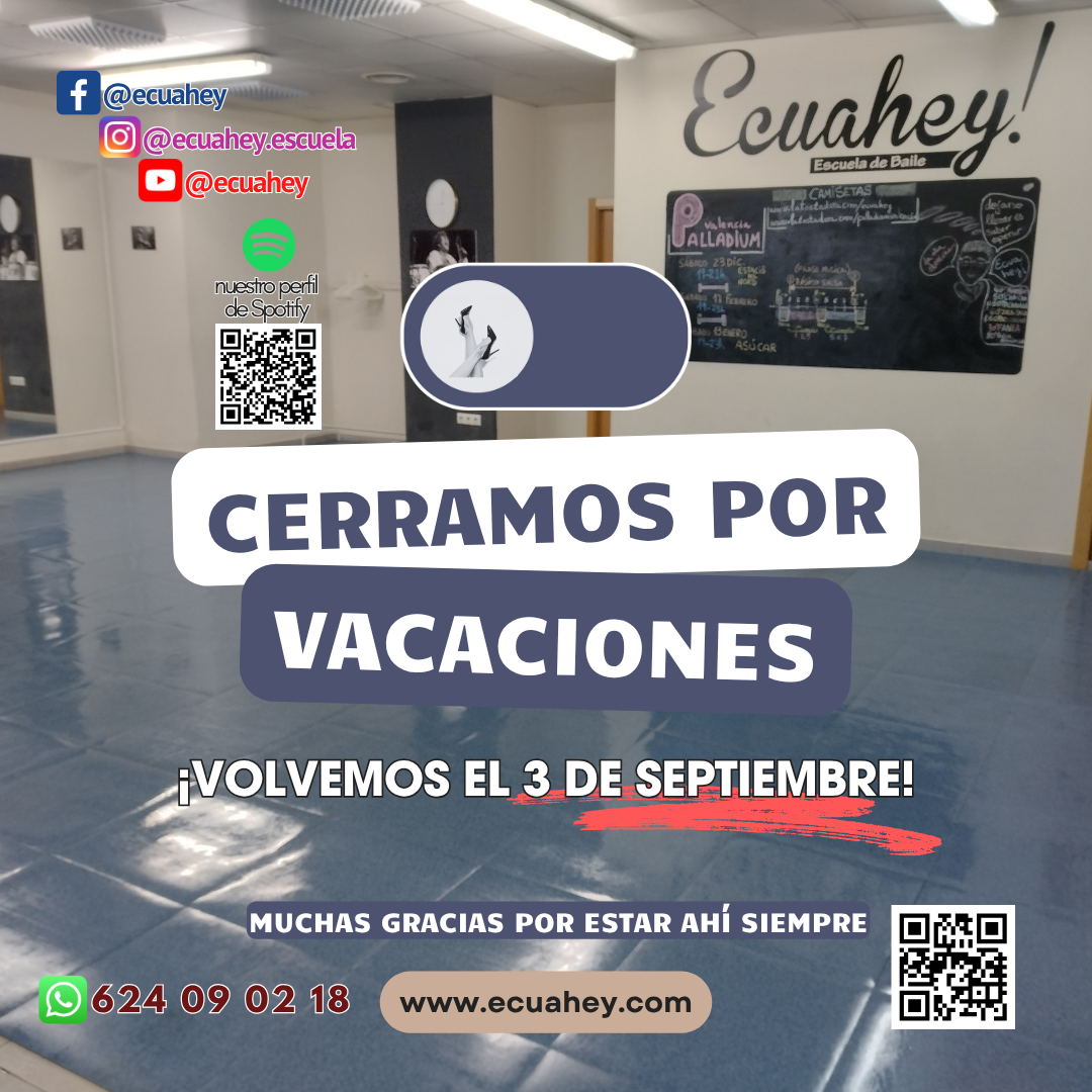 CERRAMOS POR VACACIONES!